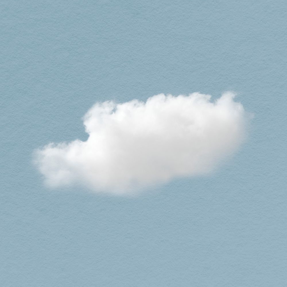 Cloud clip art, sky design psd