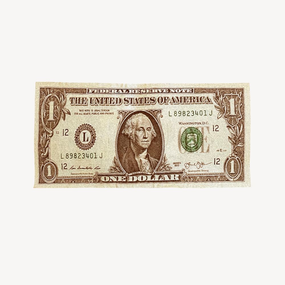 US dollar bill vector