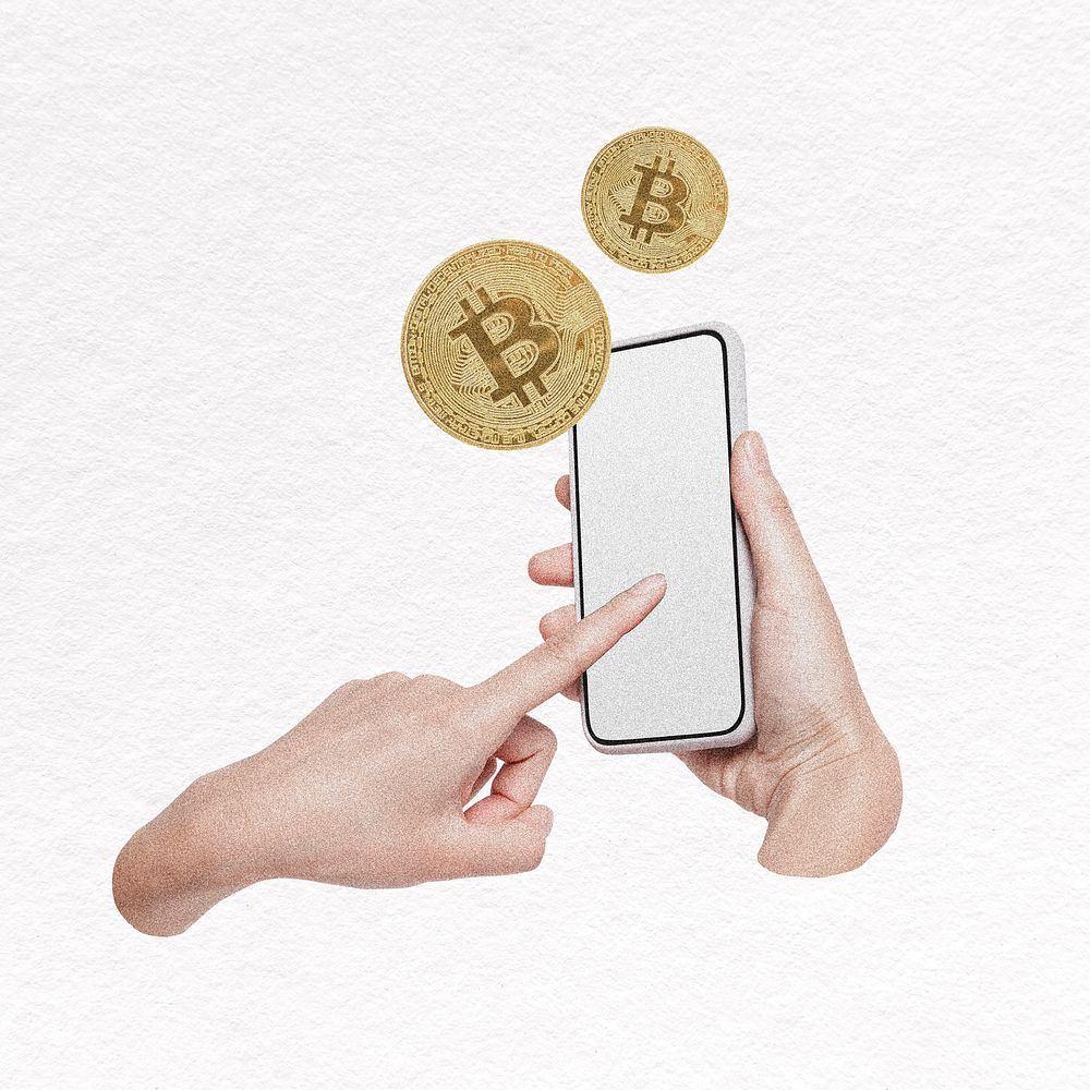 Bitcoin trading on smartphone