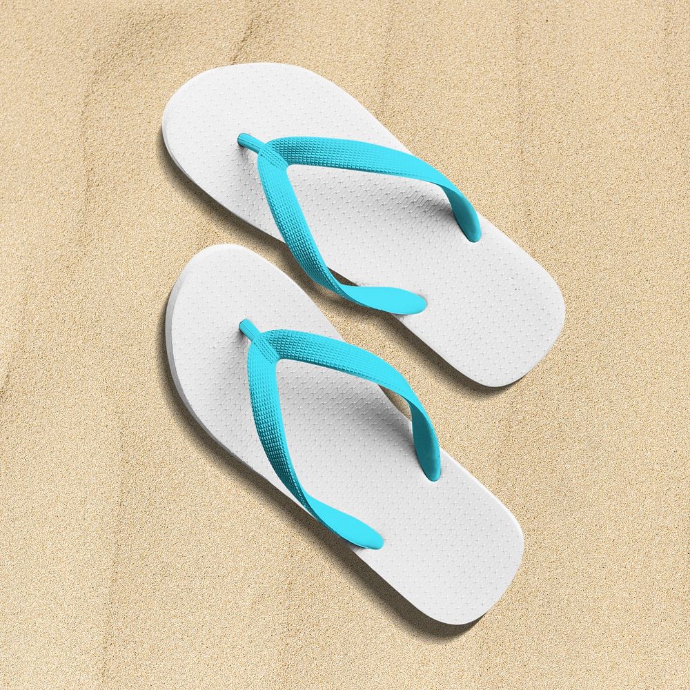 Summer white flip-flop shoes women’s apparel