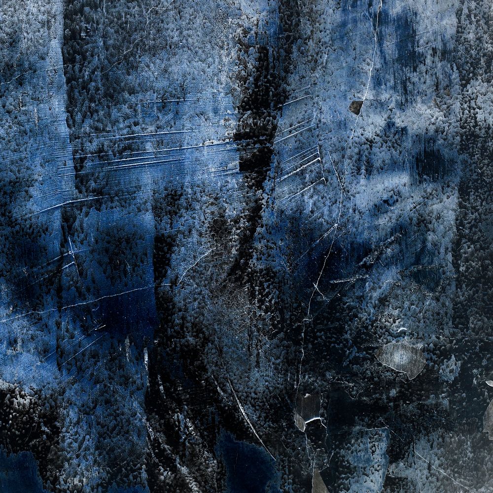 Cracked rustic blue concrete textured background