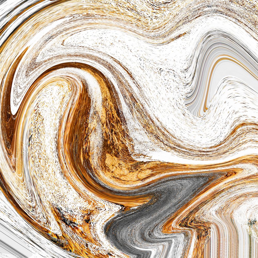 Marble texture with gold and gray swirls
