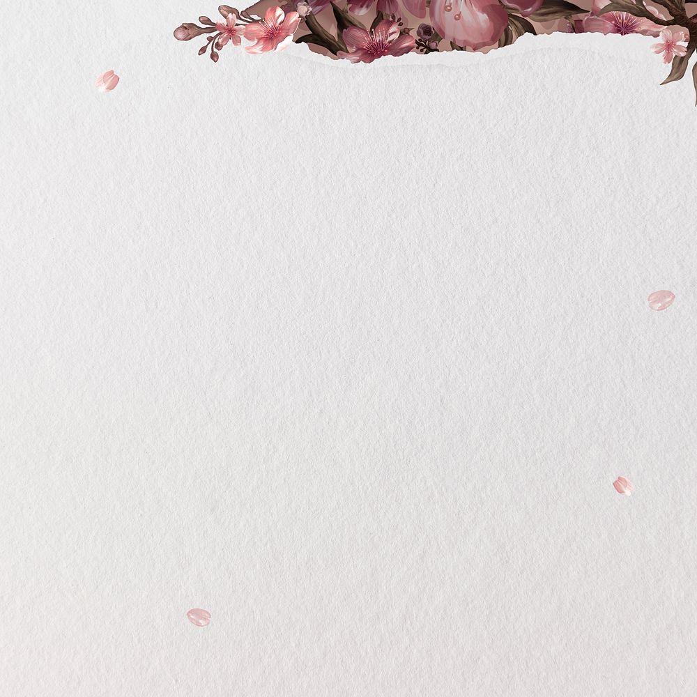 Pink hibiscus pattern on beige background illustration