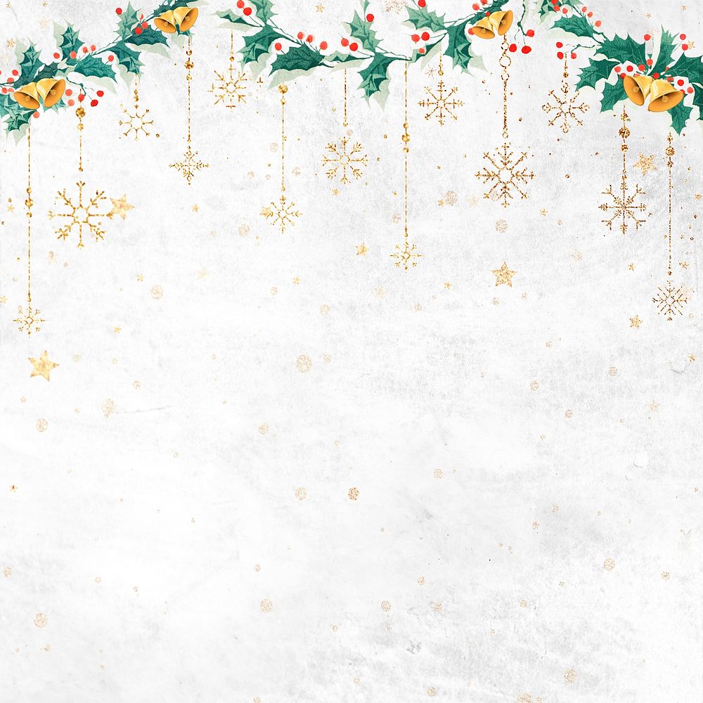 Blank festive Christmas social ads template