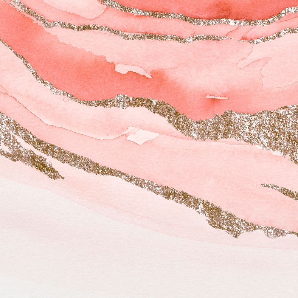 Shimmering pink watercolor brush stoke background