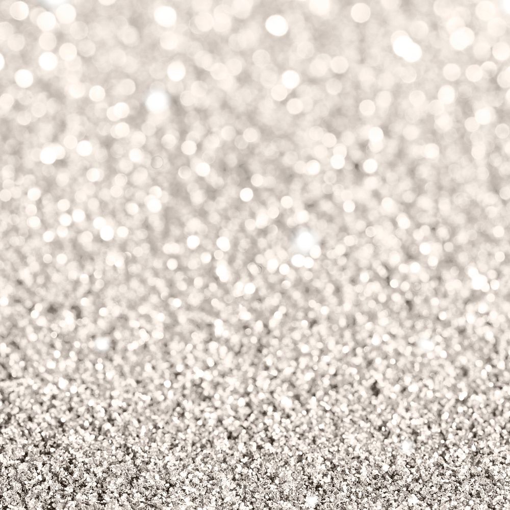 Light silver glitter textured social ads
