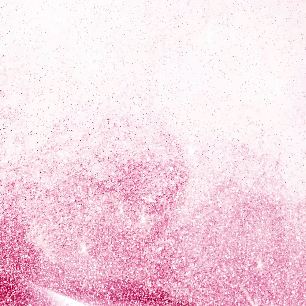 Pink ombre glitter textured background vector