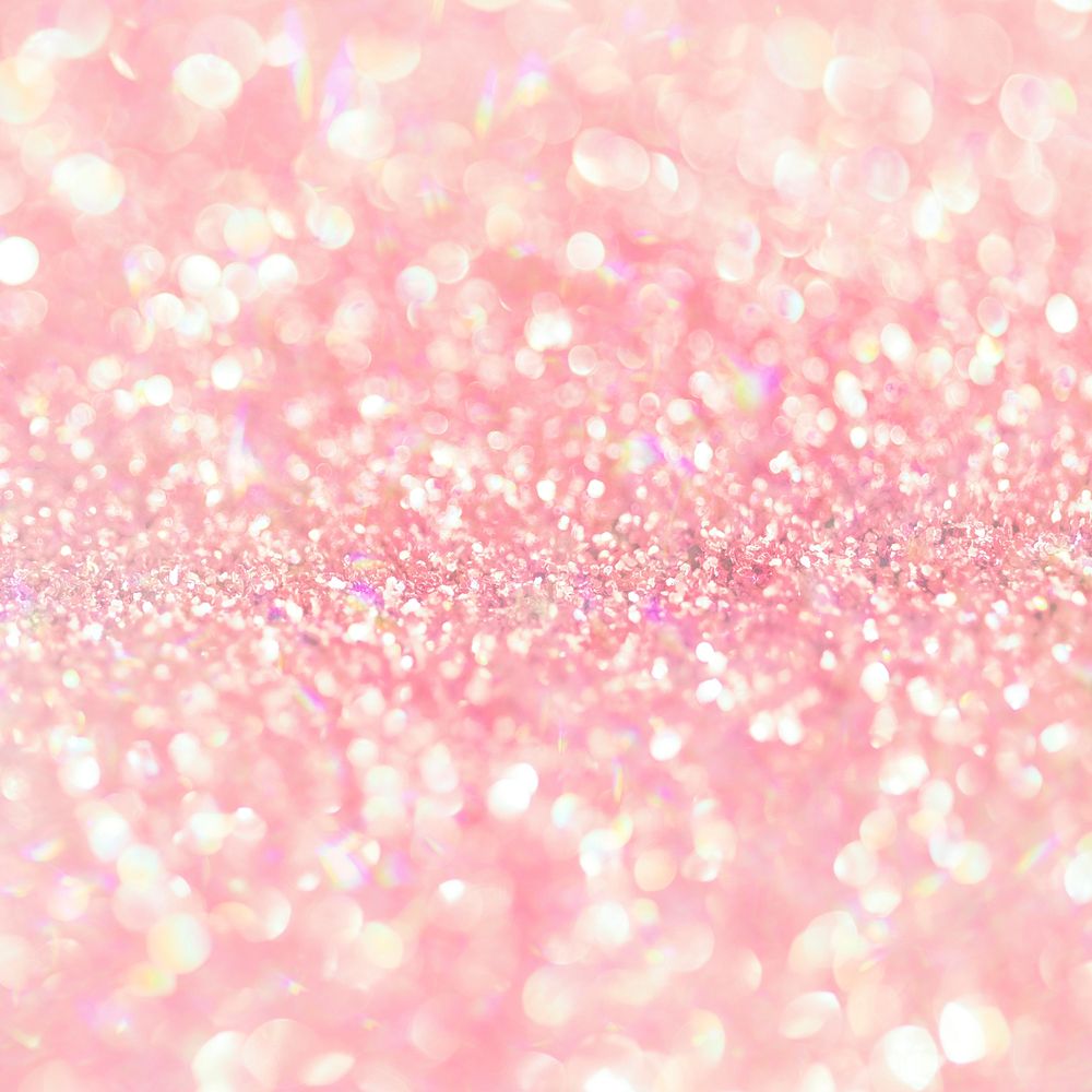 Pink sparkles bokeh background social ads