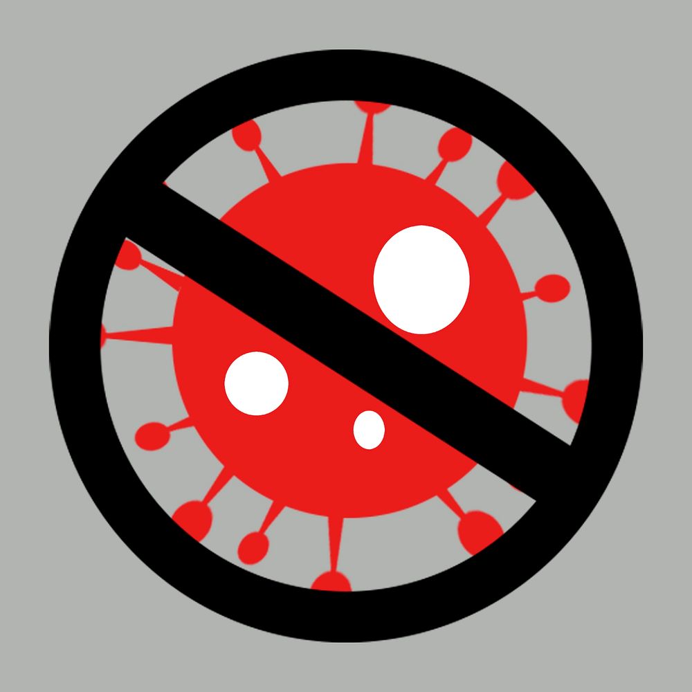 Prevent coronavirus pandemic icon illustration
