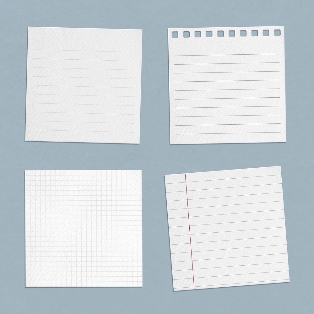 White paper sticky note design element, free image by rawpixel.com / sasi