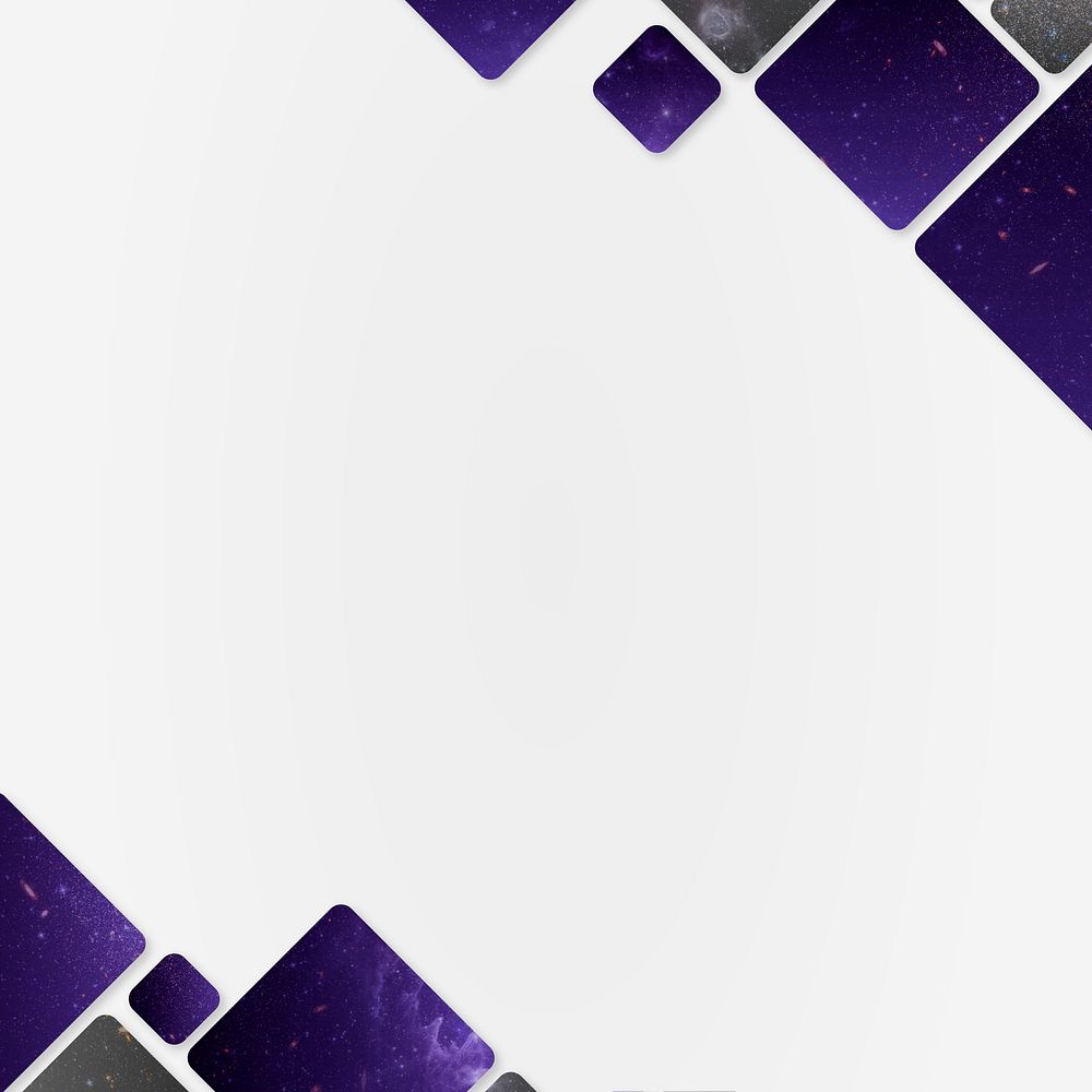 Dark purple geometric frame background