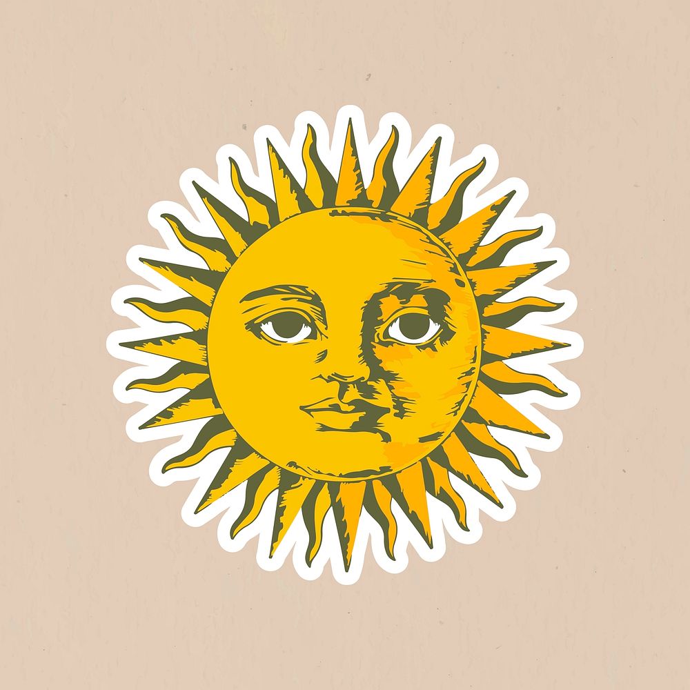 Simplistic sun illustration for this poem 