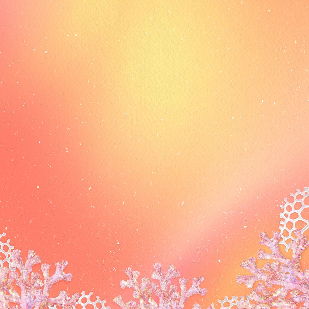 Holographic coral patterned background