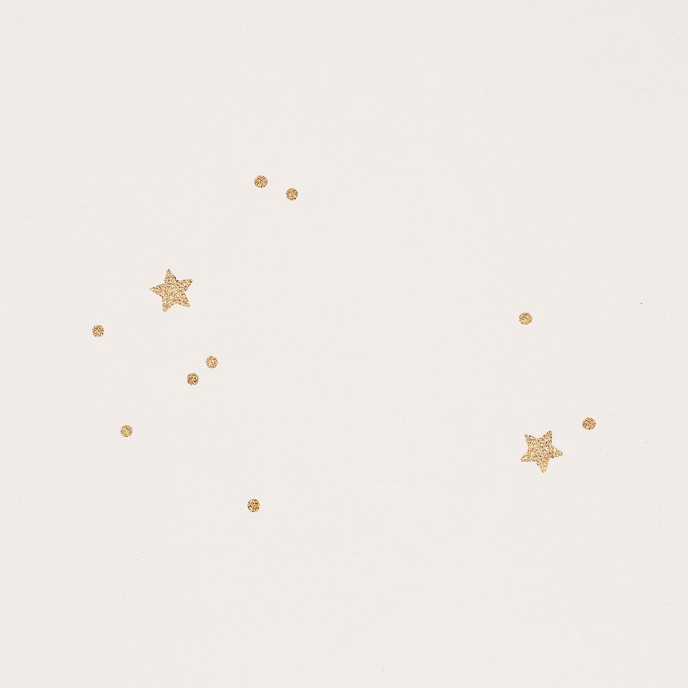 Beige background with gold star pattern