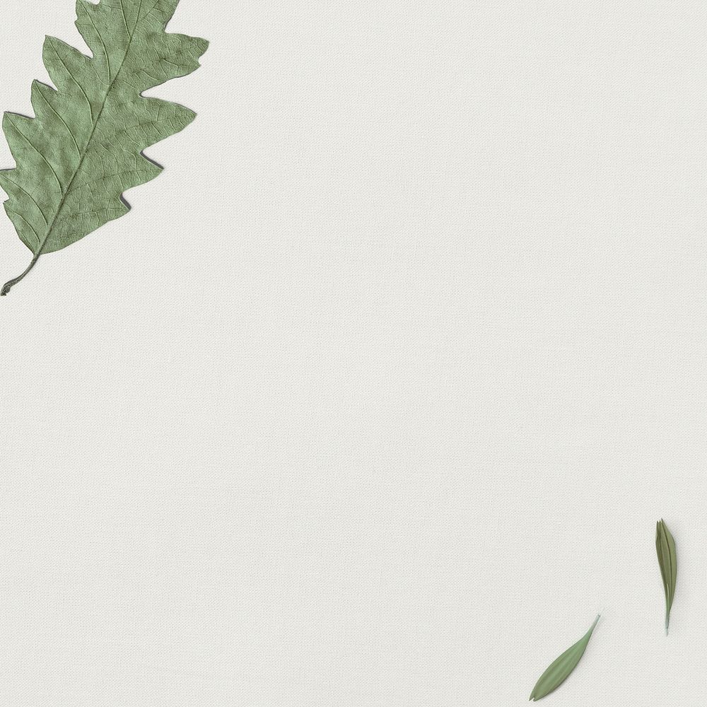 Natural green leaves psd background