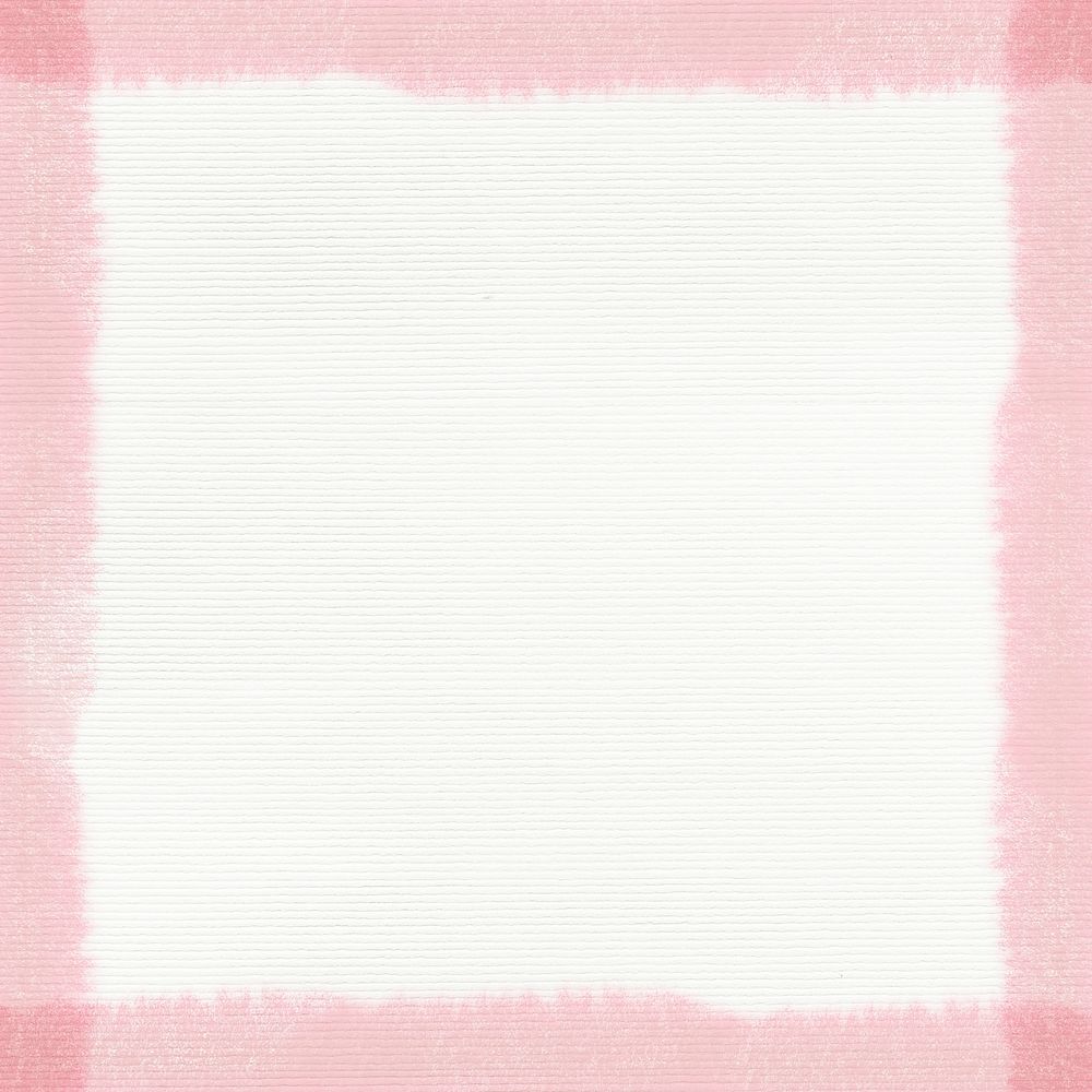 Square pink brush stroke frame background
