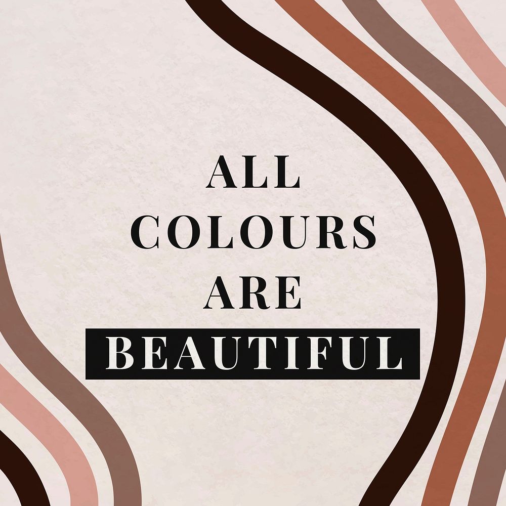 All colours are beautiful, black lives matter vector 