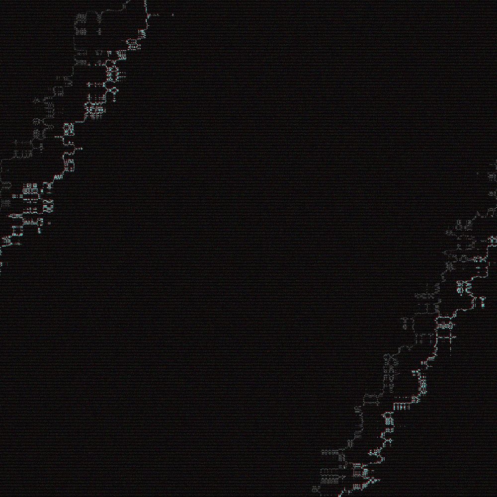 Black glitch effect psd patterned background