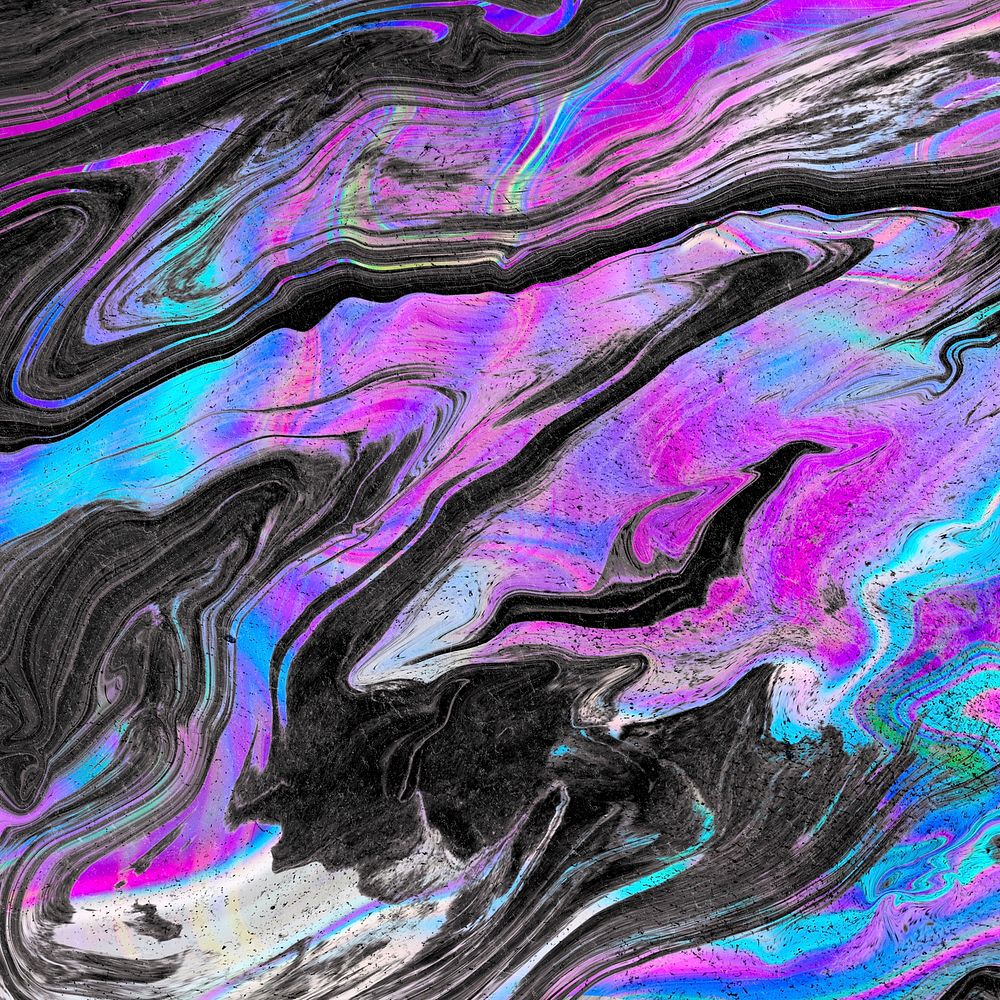 Vibrant neon colorful liquid background