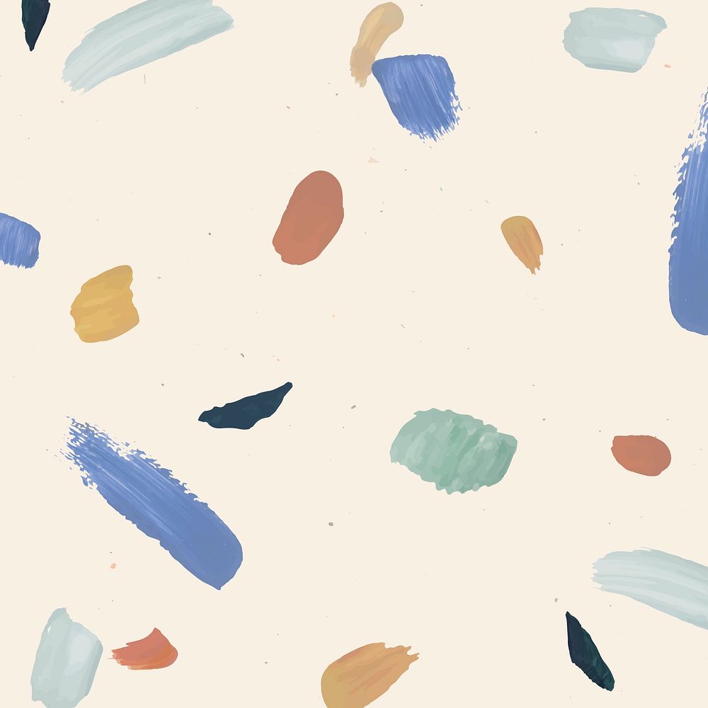 Colorful paint brush psd abstract pattern background