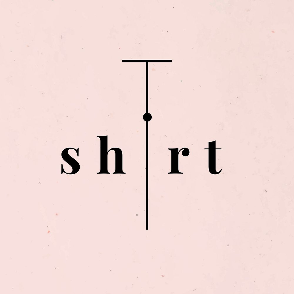 Vector T-shirt typography design on pink