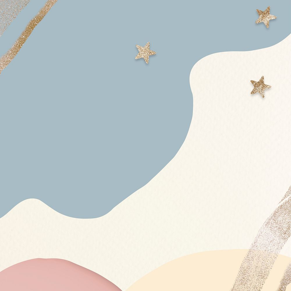 Abstract shimmery stars pastel psd background