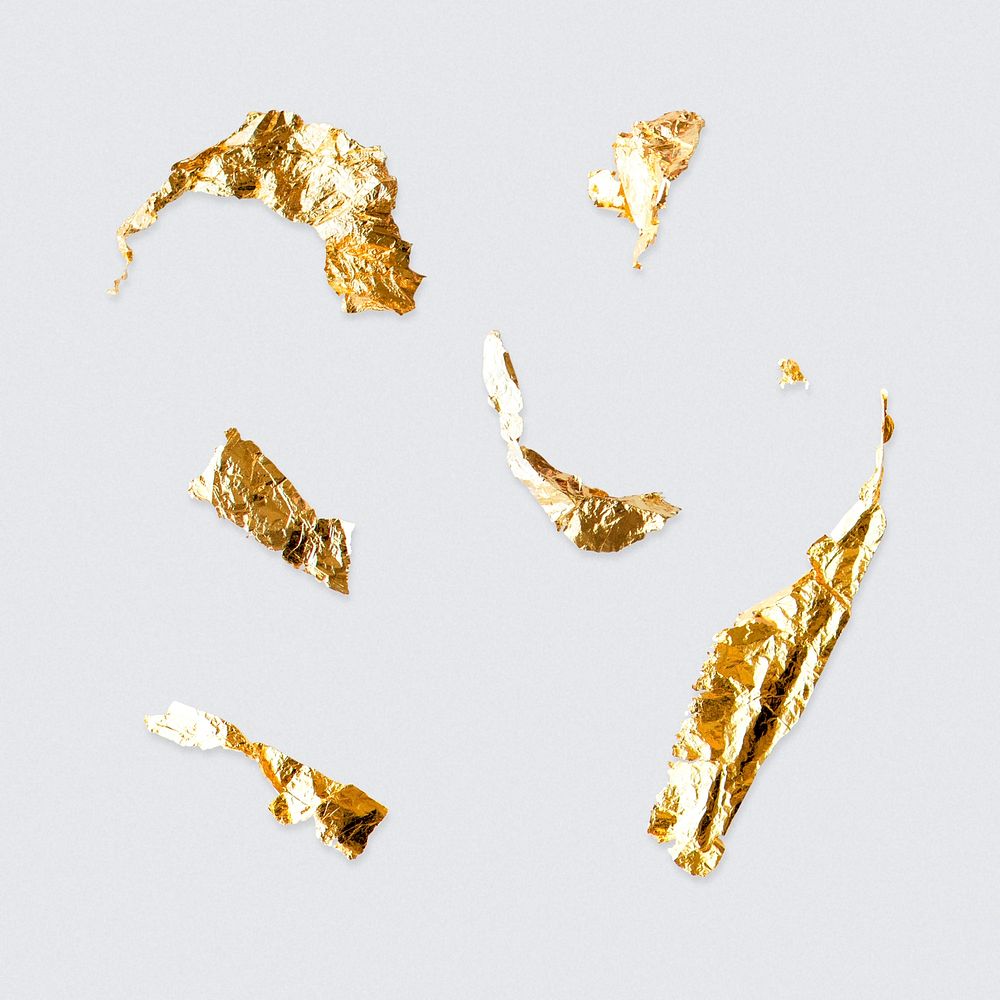 Gold foil leaf psd sheet | Premium PSD - rawpixel