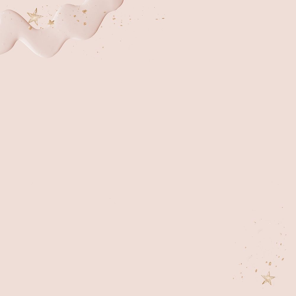 Pink acrylic background with gold elements