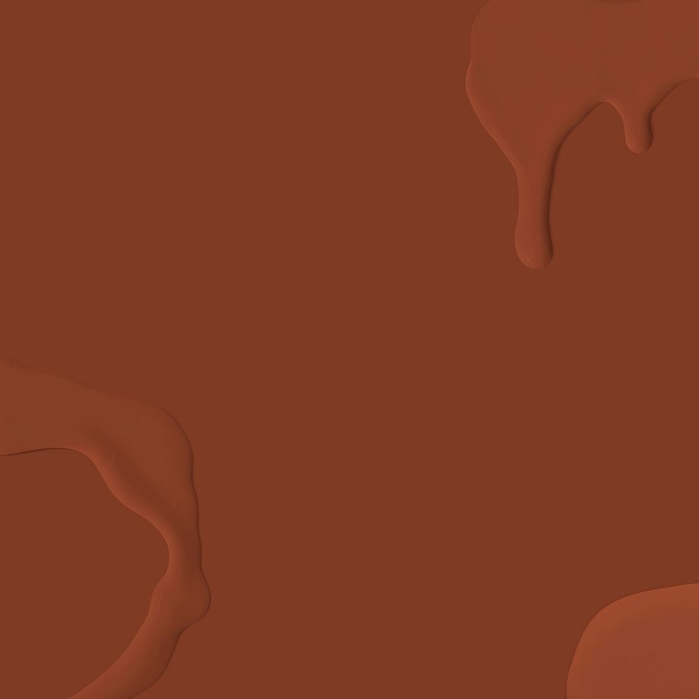 Brown acrylic paint social media background