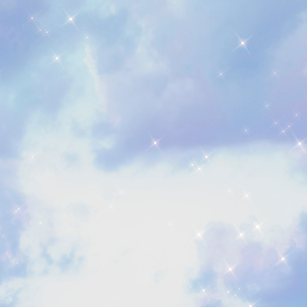 Sparkle sky  blue background image