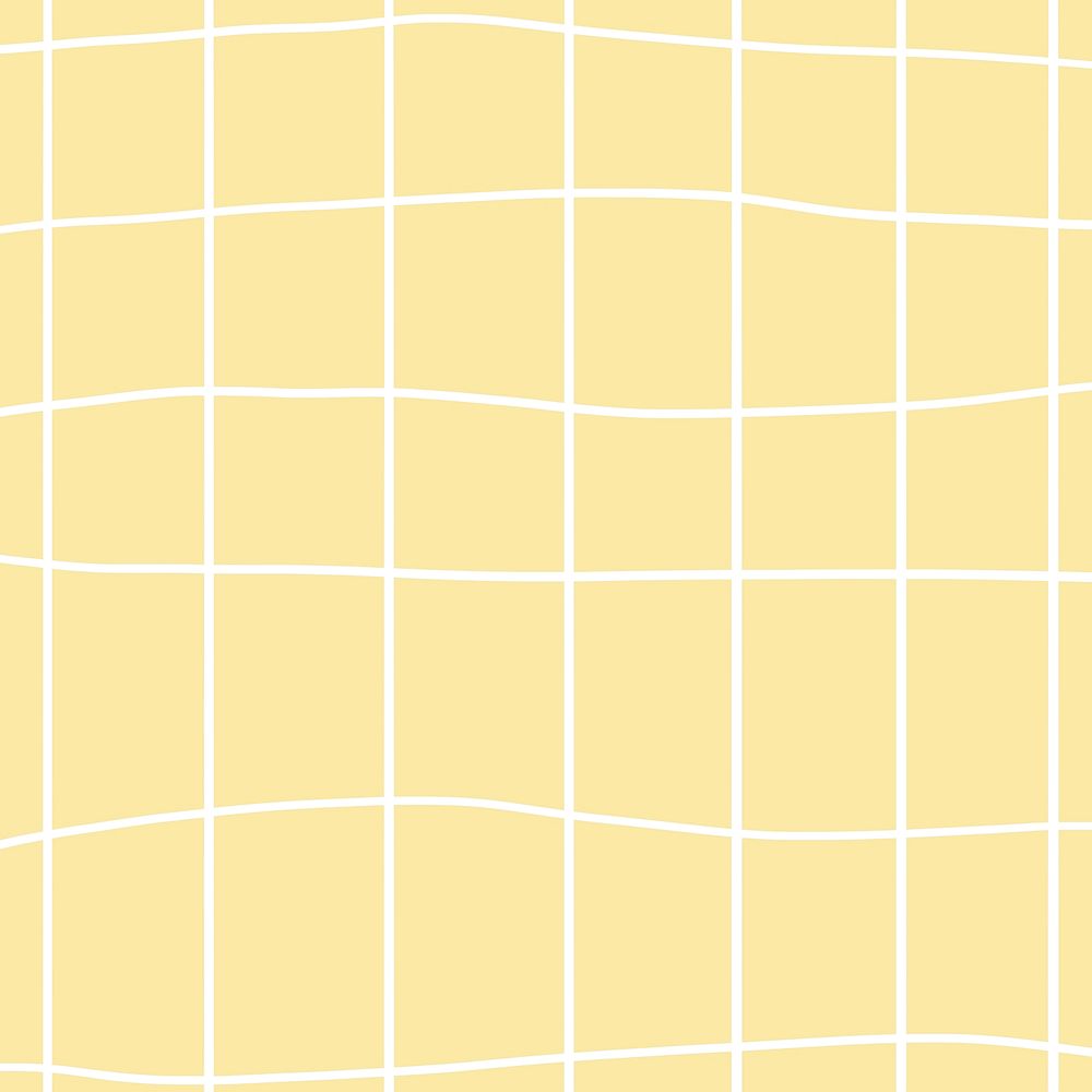 Grid yellow pastel psd aesthetic plain pattern