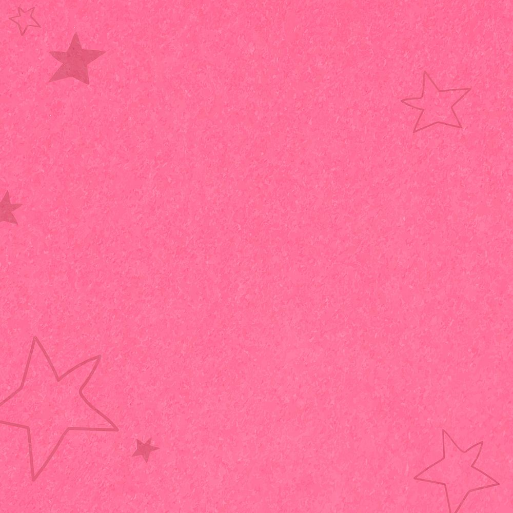 Hot pink psd hand drawn stars textured pattern for kids