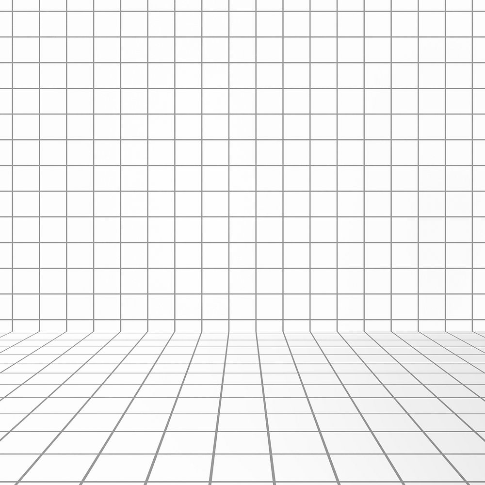 Black and white grid psd aesthetic background