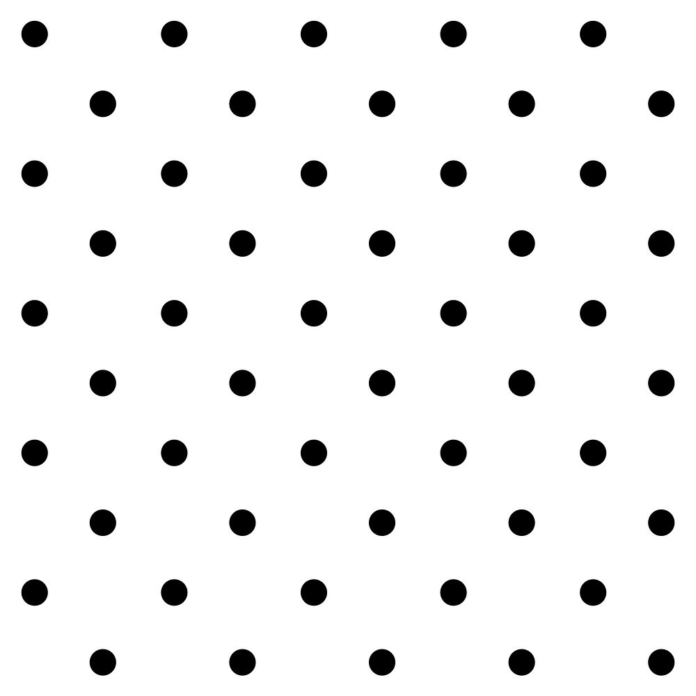 Black and white psd polka dot cute pattern
