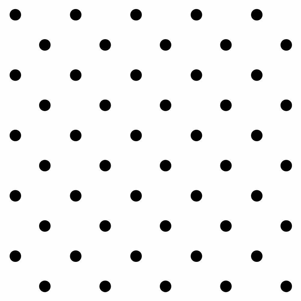 Black and white polka dot cute pattern