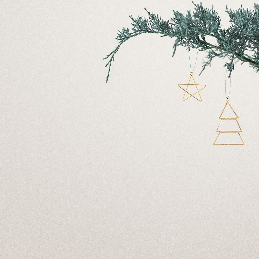 Christmas social media post background with design space