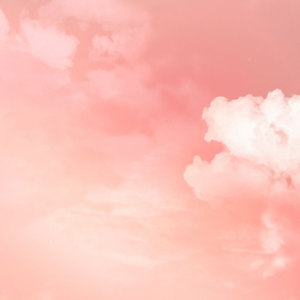 Pastel background psd of sky in feminine style