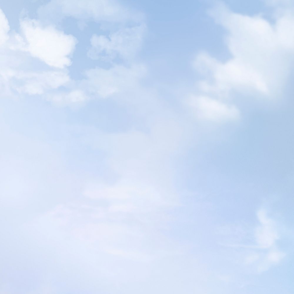 Blue sky background psd with clouds