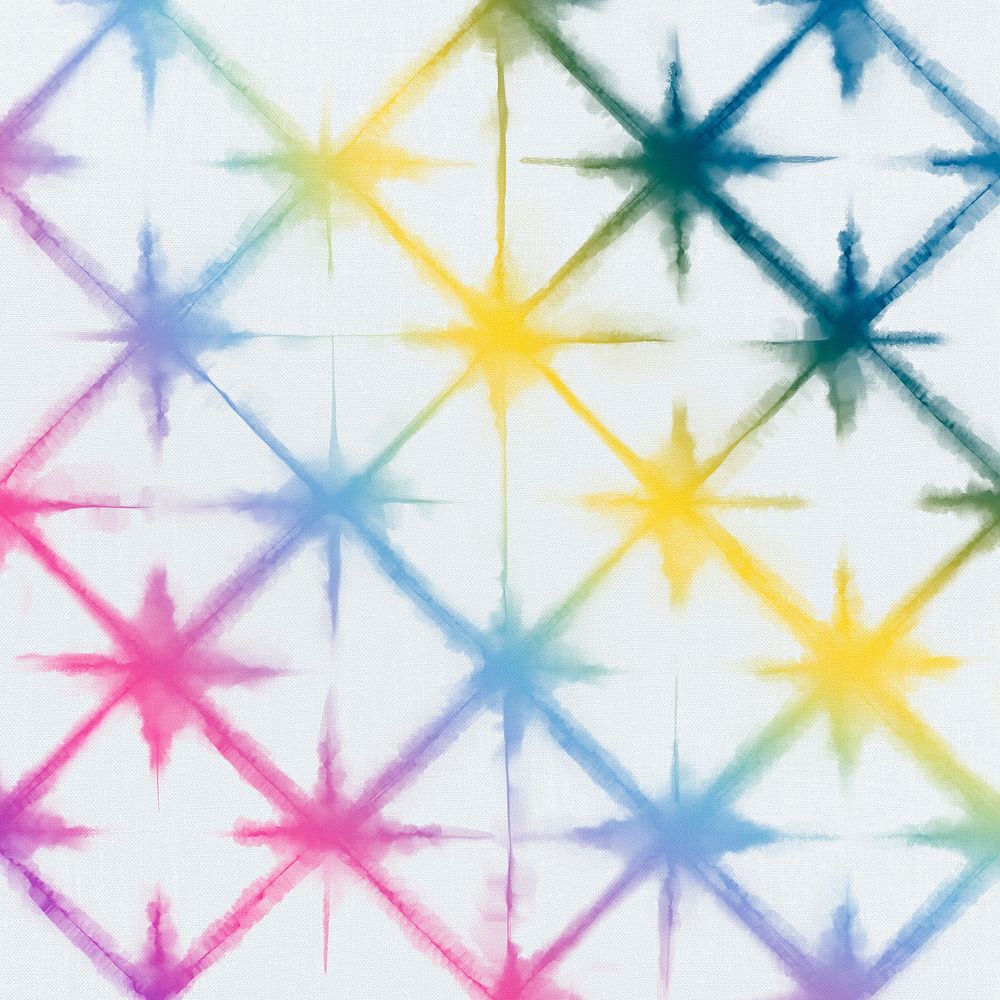 Tie dye pattern background psd with colorful watercolor paint