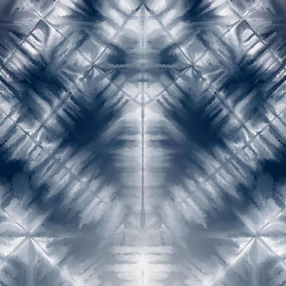 Shibori background psd with indigo blue pattern