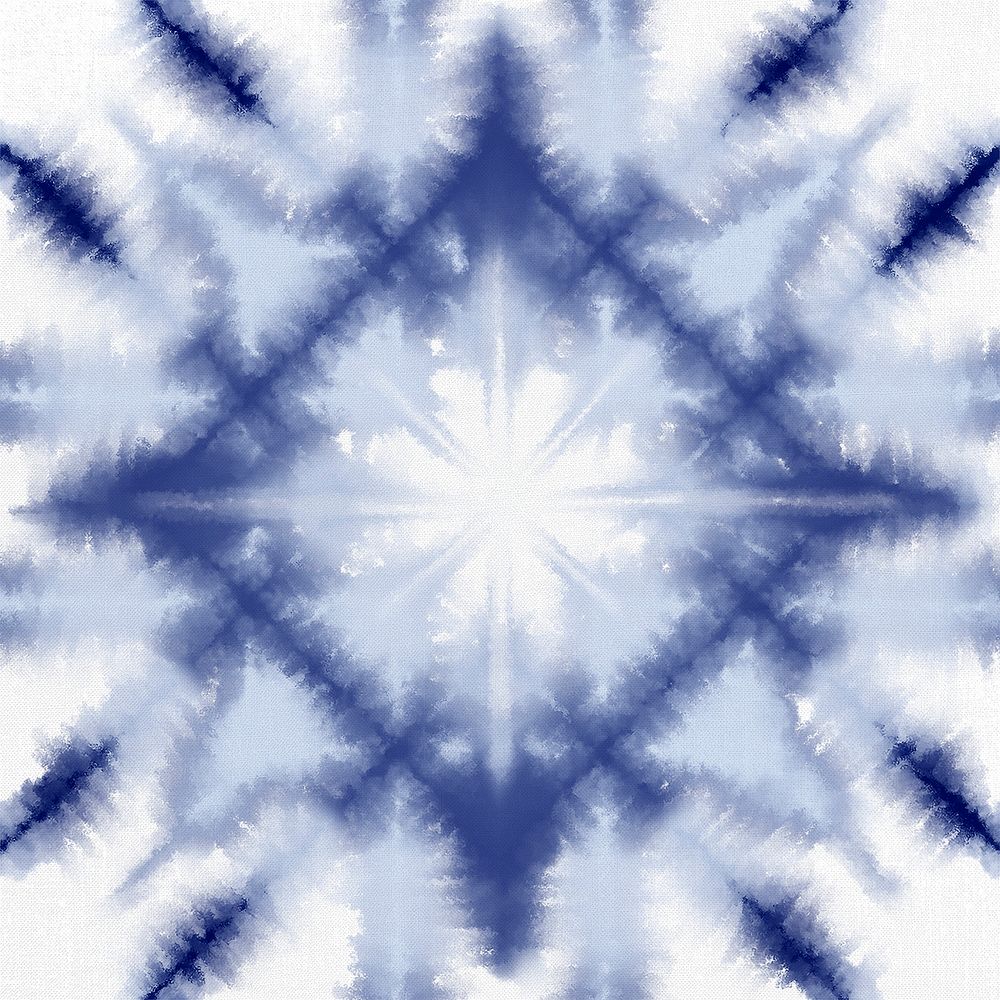 Shibori pattern background psd in indigo blue color