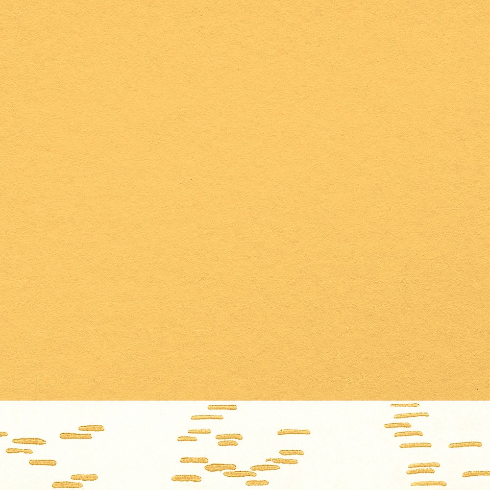 Yellow texture background with beige border, remixed from artworks by Moriz Jung