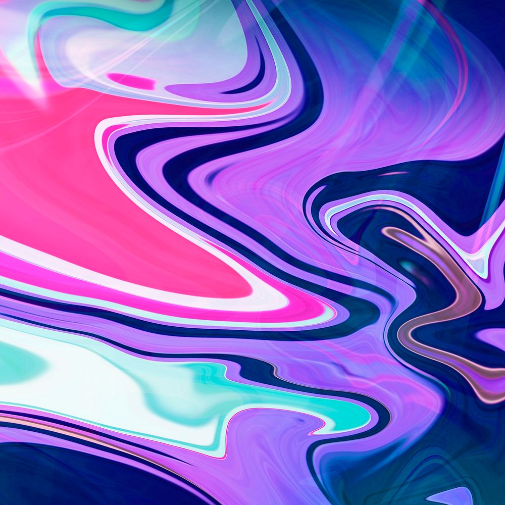 Purple fluid art abstract background