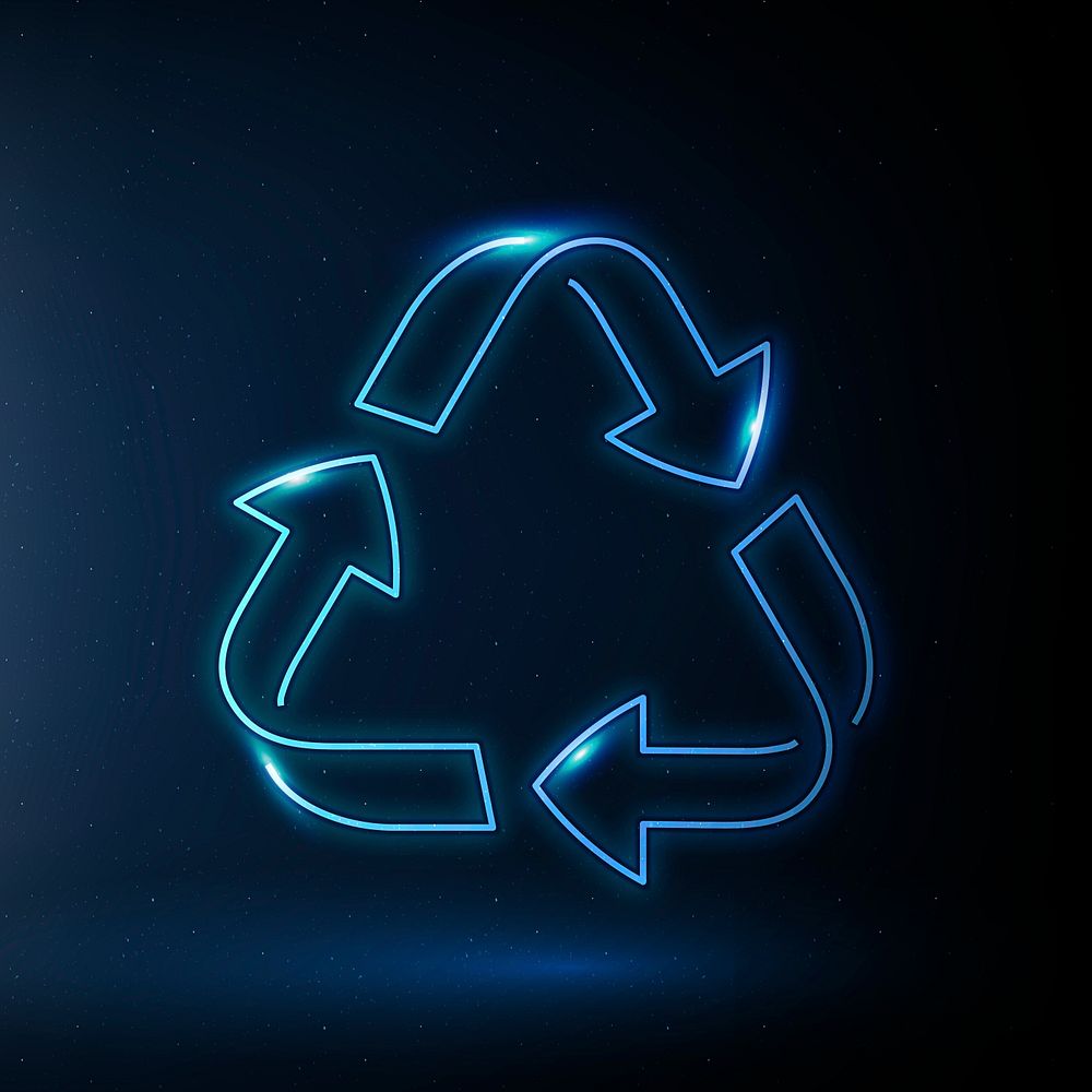 Recycling icon psd environmental conservation symbol