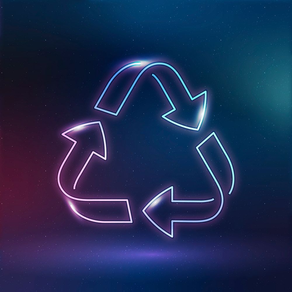 Recycling icon environmental conservation symbol