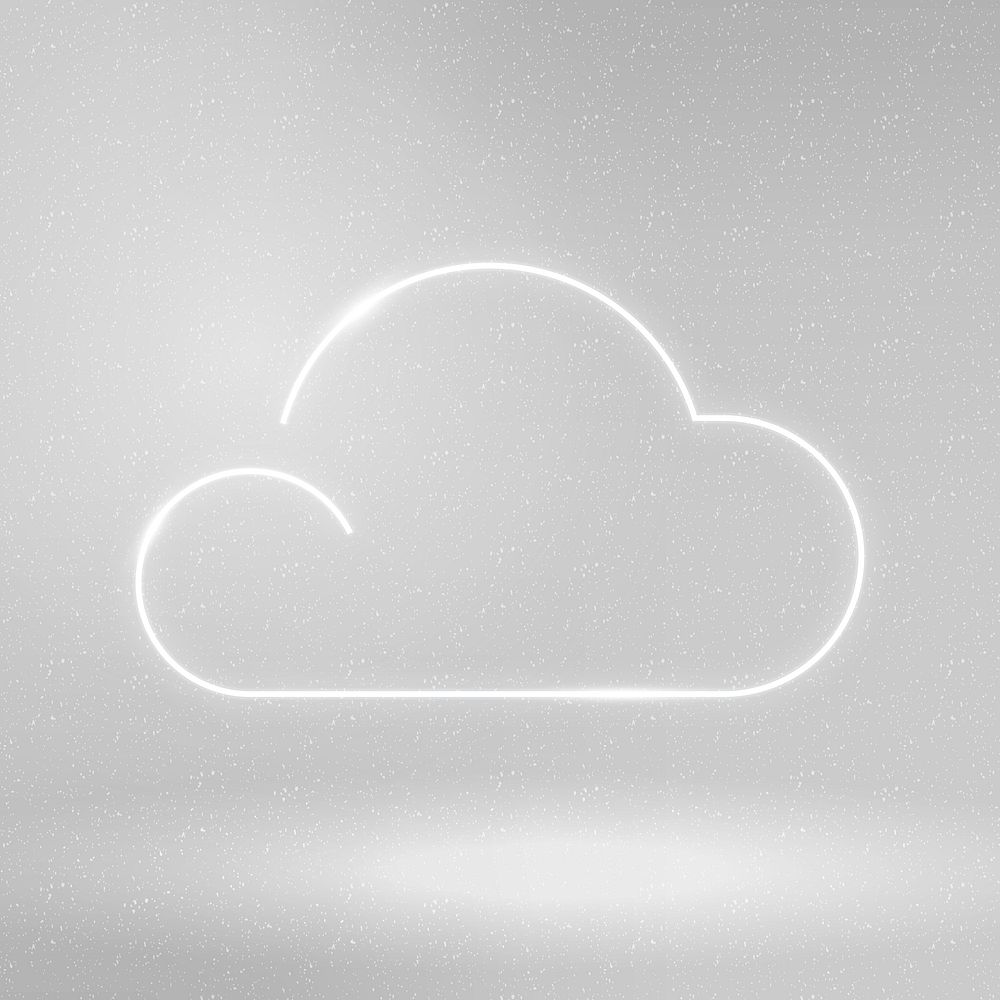 Cloud icon for weather symbol