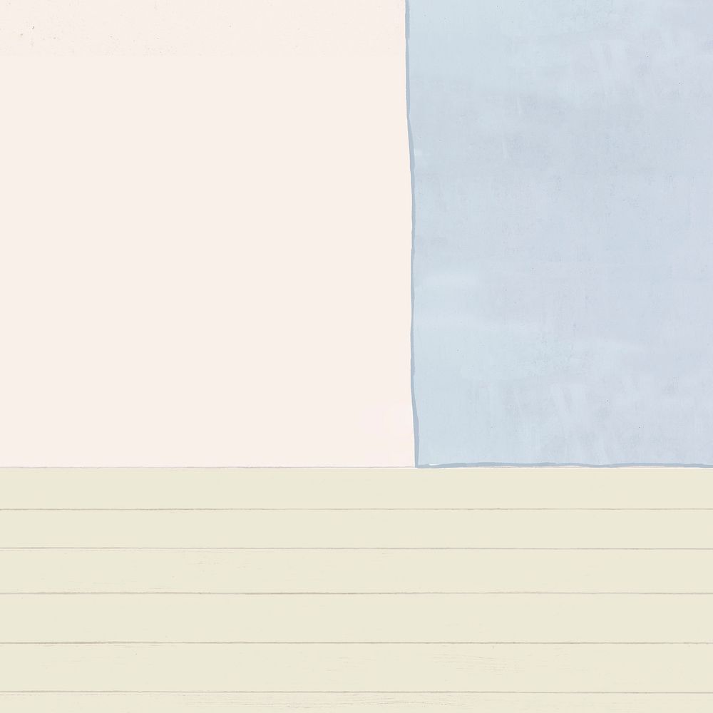 Empty pastel room background with design space