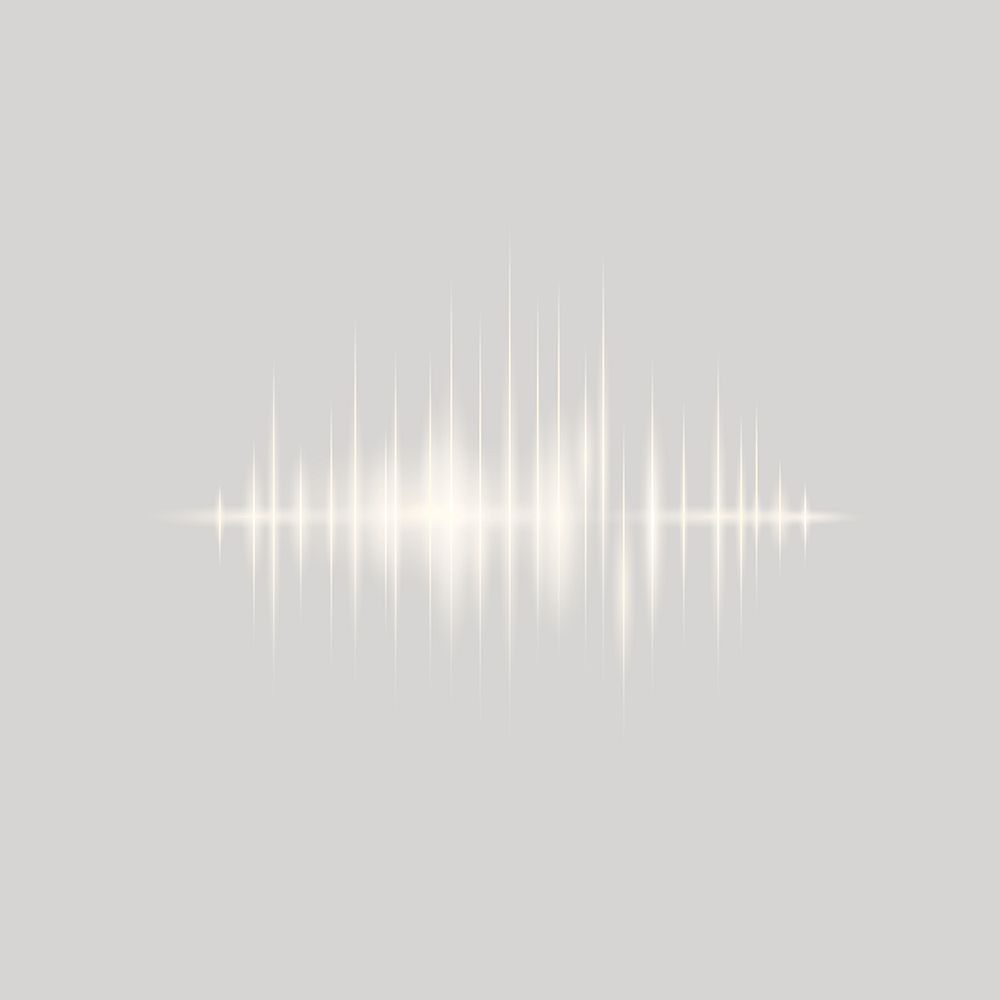 Sound wave gray digital background psd entertainment technology