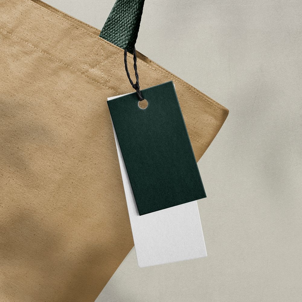 Minimal clothing label for fashion brands