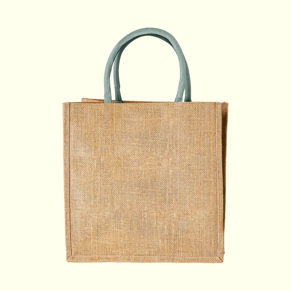 A woven tote bag mockup